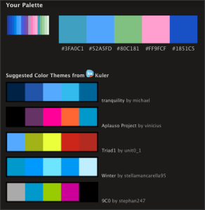 Color Palette for Libra